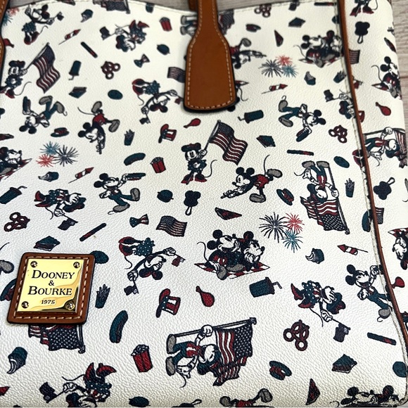 Dooney & Bourke Disney Mickey & Minnie Americana 20 Tote Bag - Picture 4 of 16